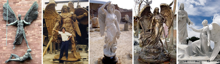 Sculptures of angels